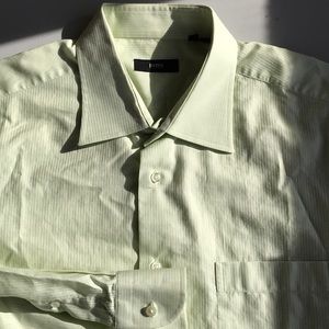 HUGO BOSS Long Sleeve Button Front Dress Shirt